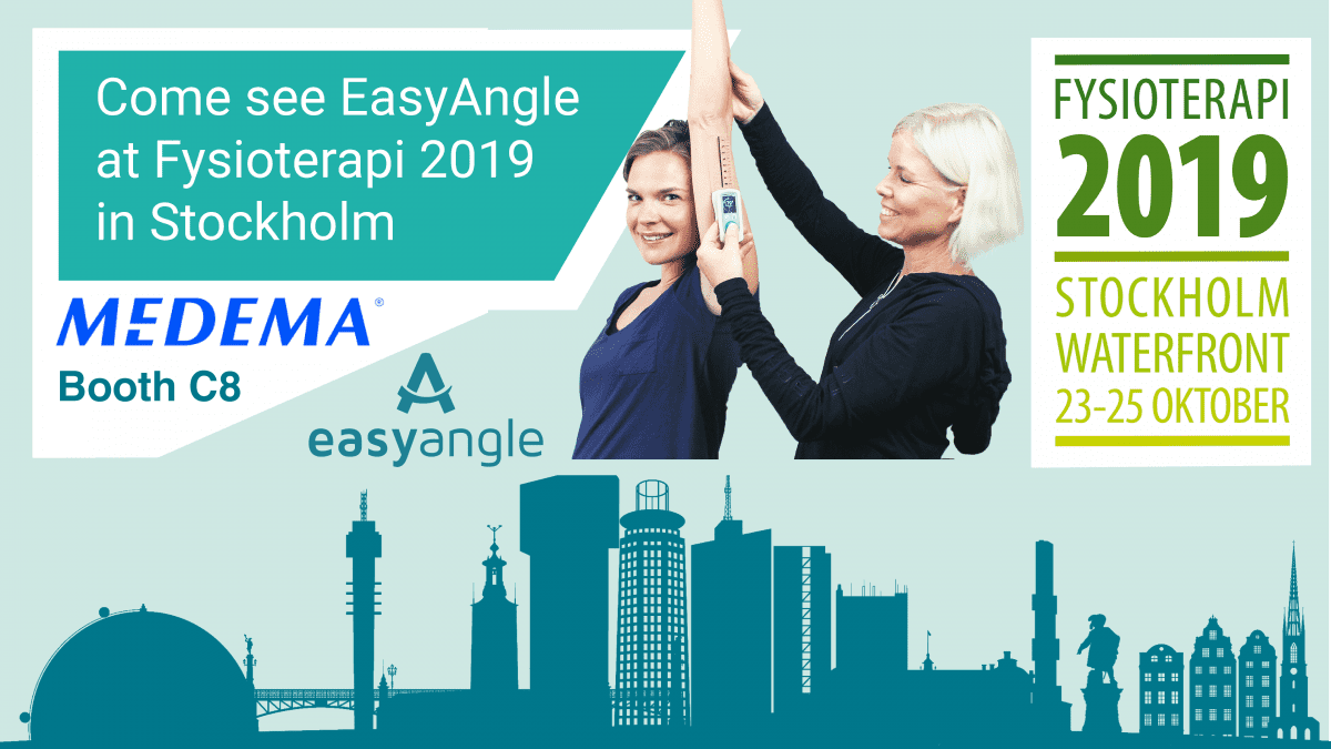 Come see EasyAngle at Fysioterapi 2019 in Stockholm