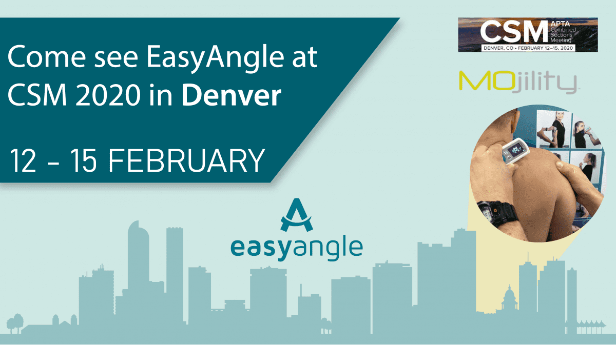 Come see EasyAngle at CSM 2020 in Denver