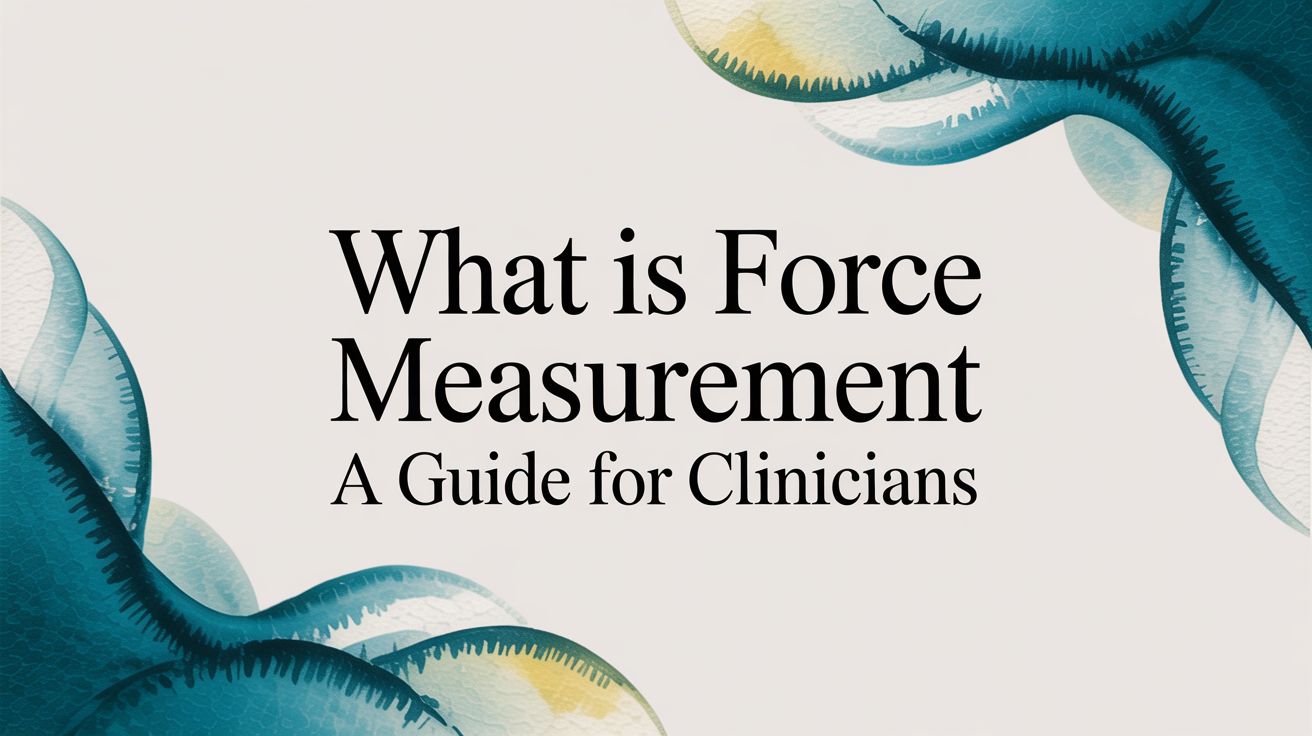 What Is Force Measurement: A Guide for Clinicians and Practitioners