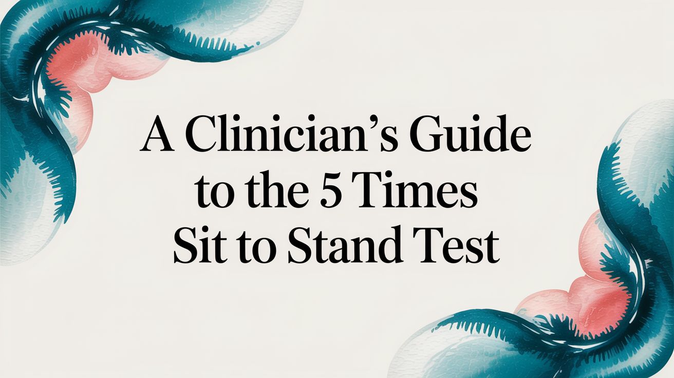 A Clinician's Guide to the 5 Times Sit to Stand Test