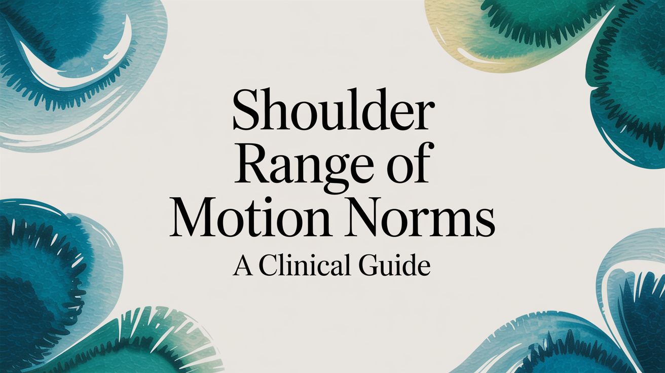 Shoulder Range of Motion Norms: A Clinical Guide