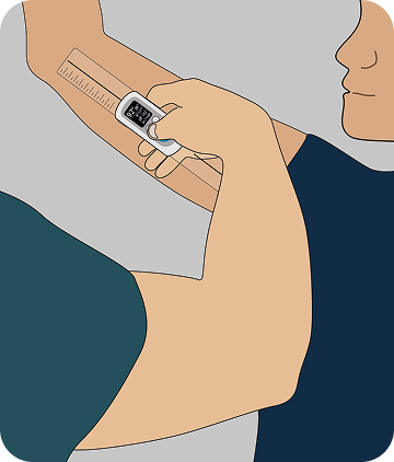 Measure the Range of Motion and press the main button.